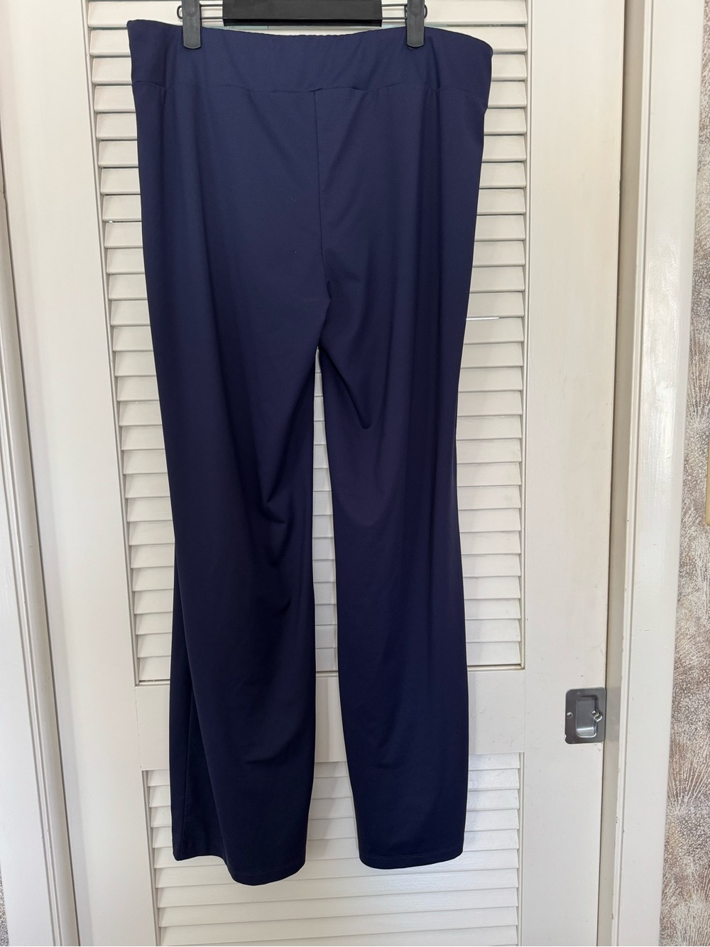 J. McLaughlin Deep Navy Straight-Leg Pull-On Pants - Picture 3 of 5